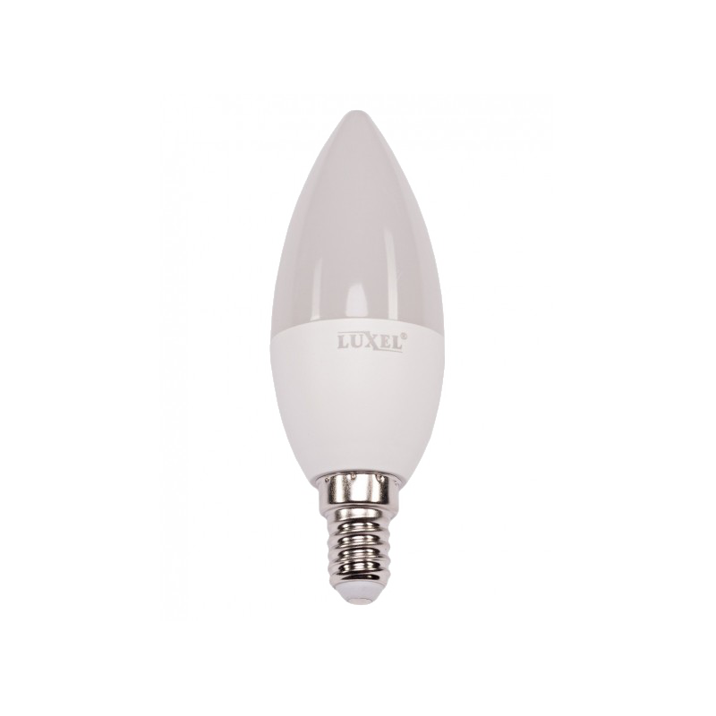 Лампа світлодіодна Luxel C37, 7Вт, E14, 4000К (040-N)